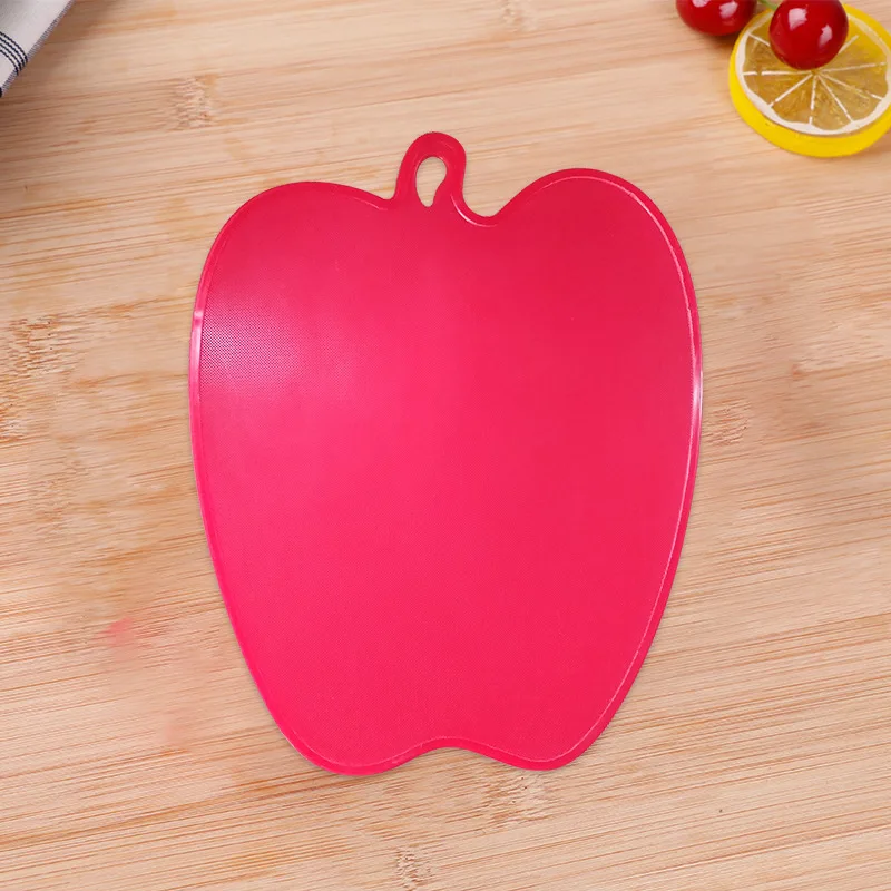 Colorful apple Shape Large Plastic Cake Cutting Mat Board