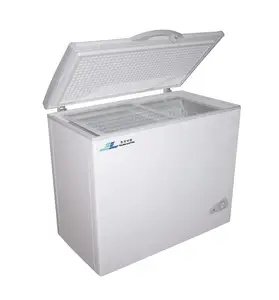 Best-selling Large 318L Single Folding Door Cooler for Sale and Home Commercial Horizontal Chest Deep Freezer