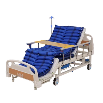 China Manufacture 3 Cranks Foldaway Hospital Equipment Sickroom Bed Manual Three Function