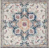 Alfombra Estampada Azul y Roja