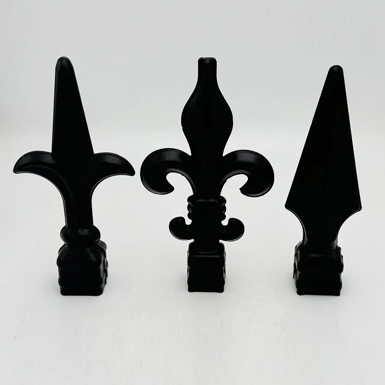 New Design Iron Gate Decorative Wrought Iron Fence Decoration Components Fence Spear Top