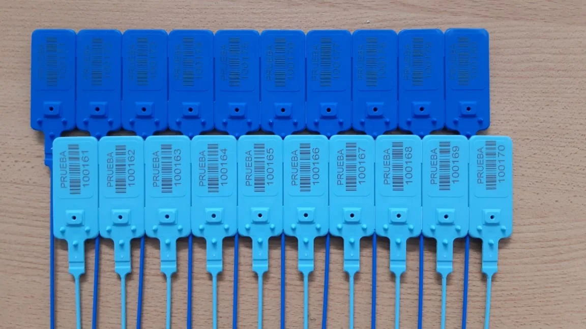 Bar Code High Security Seals Ce Certificated RFID Container Bolt Seal Laser Marking Machine