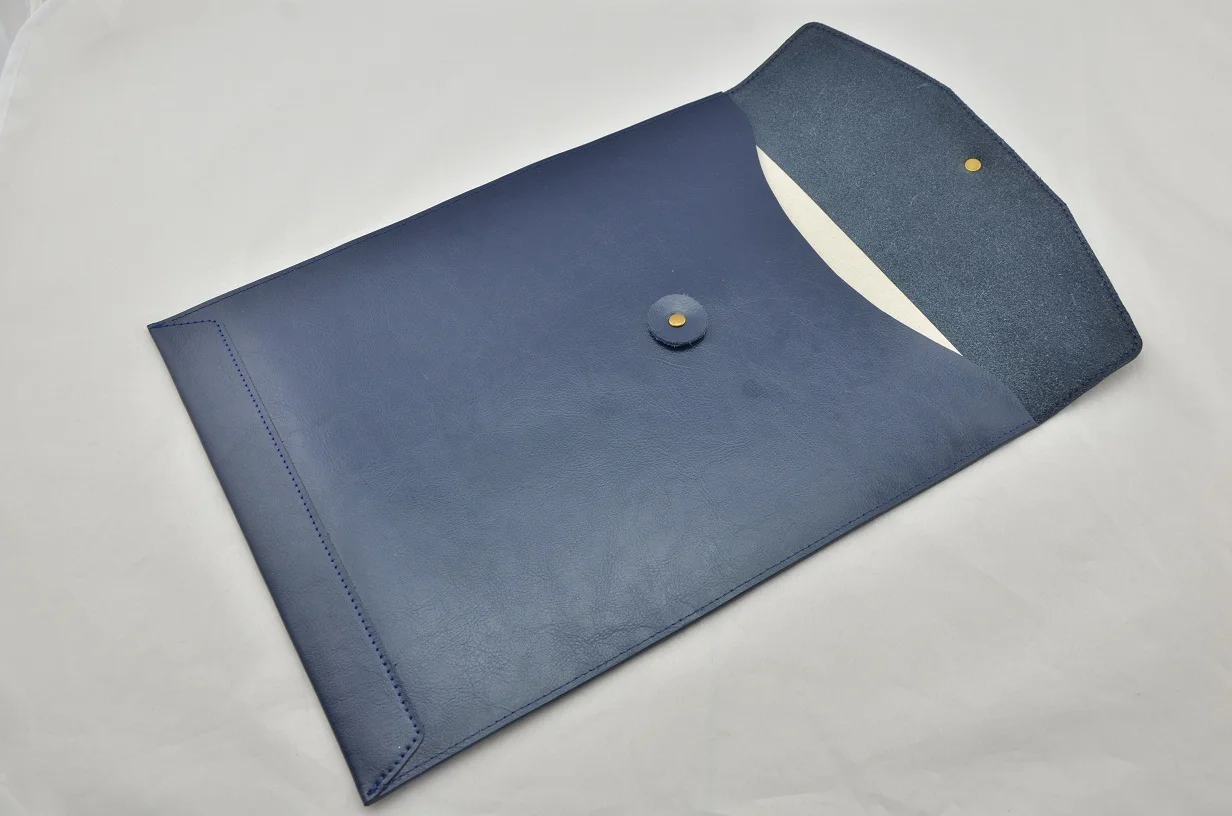 Кожаный футляр для документов, конверт для почтовых отправлений, папка-портфель с завязкой на шнурке для интервью, органайзер для юридических документов, чехол для планшета
