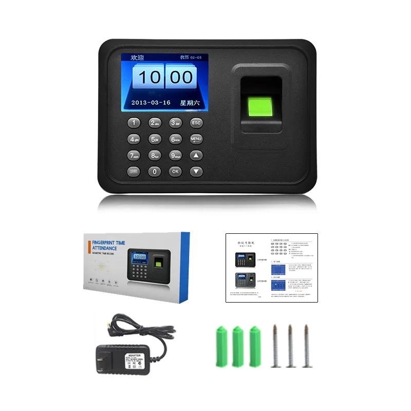 biometric fingerprint attendance system time clock