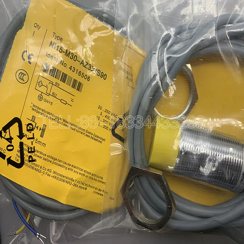 TURCK SENSOR NI15-M30-AZ3X/S90 5M