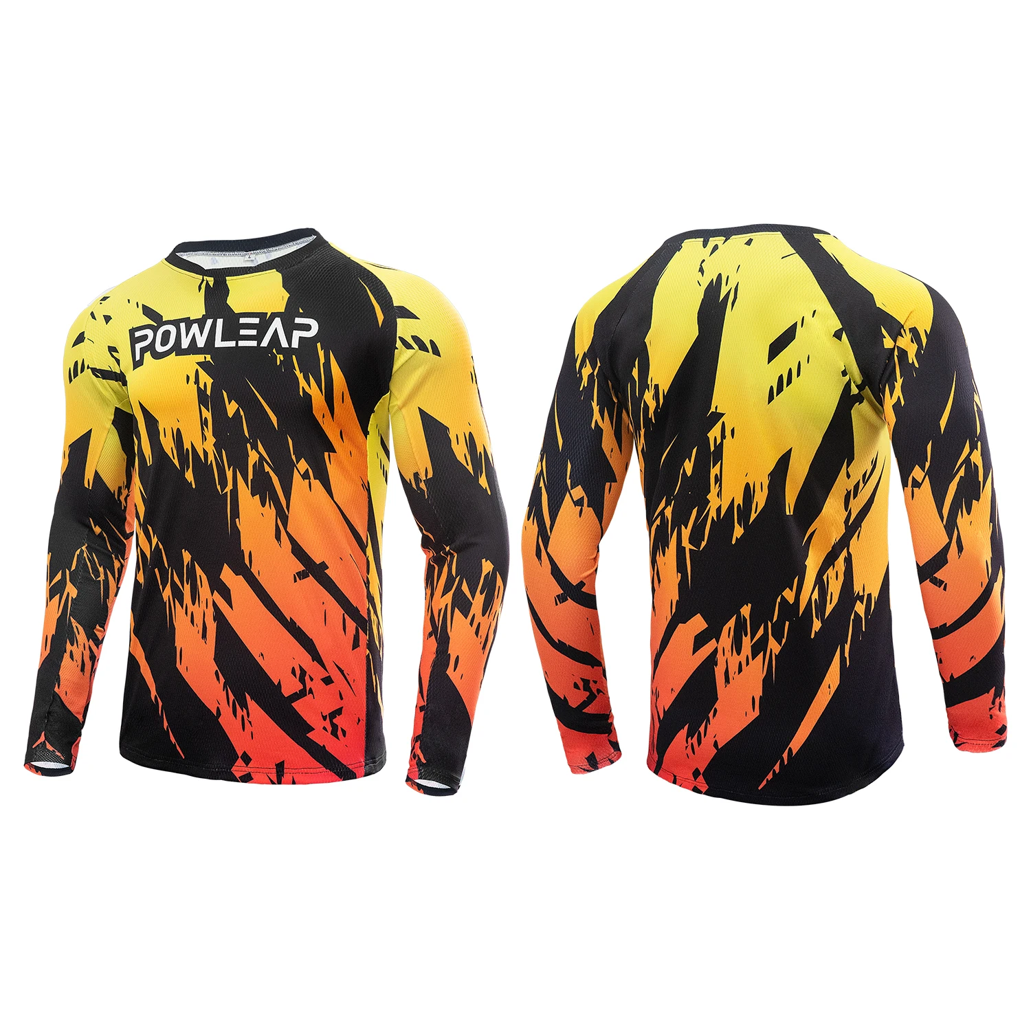 Source wholesale cheap price custom orange design sublimated comfortable  motocross jersey shirt on m.