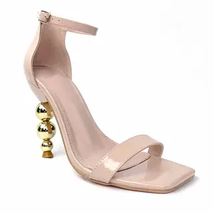 Fashionable Summer Sexy Nightclub High-heeled Shoes Thin Heeled High-heeled Transparent Open Toe Women's Sandals