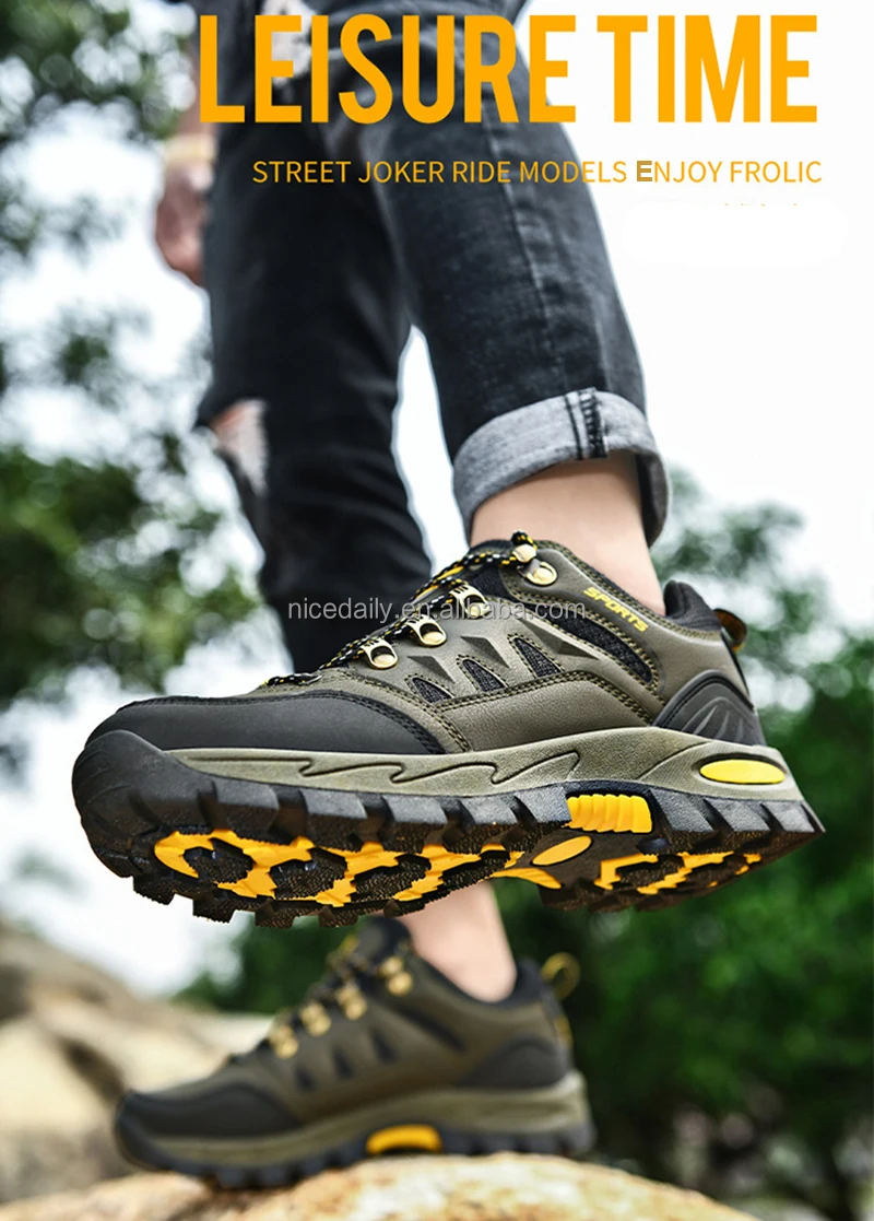 Popular High Quality Unisex Mountaineering Sneakers Low Top Shoes