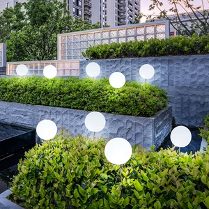 Creative Outdoor RGB Solar LED Garden Lamp Waterproof Floating Light for Lawn Pool Remote Control for Christmas Landscape Decor