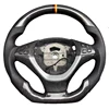 With Paddles Holes+Leather+Carbon Fibre+black Stitching