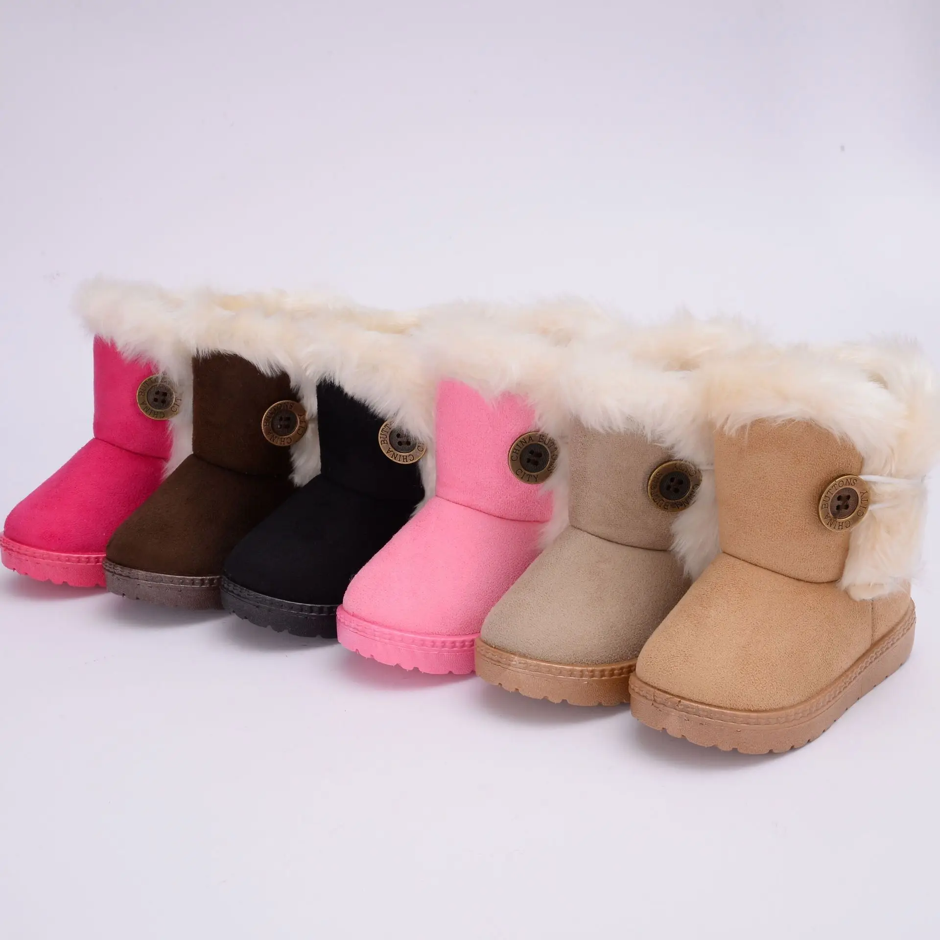 fur boots size 4