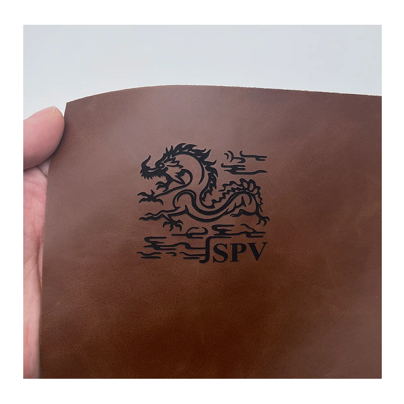 Leather Adhesive Thick Sheets Laser Patch Leather Faux Leather Sheets manufacture