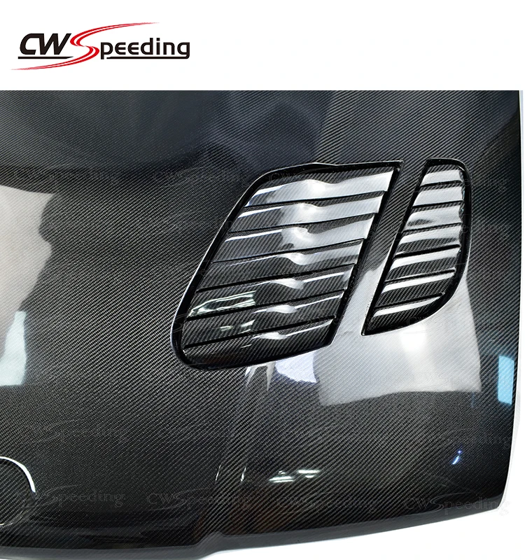 GTR Style Carbon Fiber Engine Cover Hood Bonnet for BMW 5 Series E34 ...