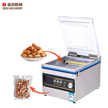 Table Top Automatic Food Vacuum Sealer Packing Machine Meat Fish Commercial Vacuum Package Machine Commercial Use