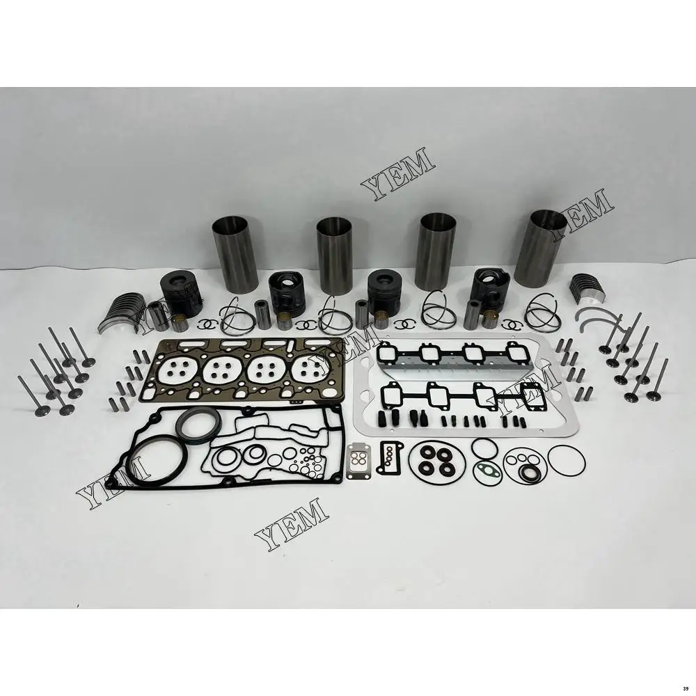 Cylinder Liner Kit Full Gasket Kit with Valve for JCB444 2