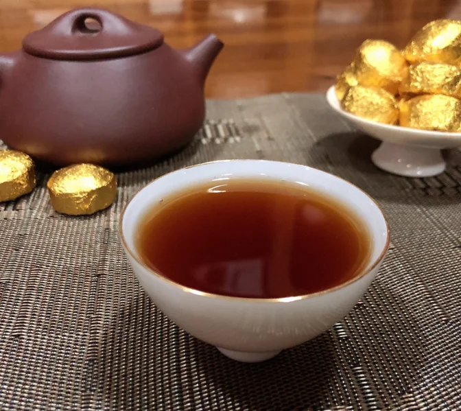 Factory Supply Yunnan Tuocha Tuo Tea Mini Fermented Ripe Puer Cake Tea 6 g per piece