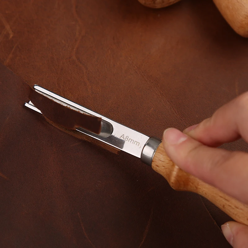 No.n018 Leather Tools Sewing Set Diy Handmade Craft Tool Box Perforated