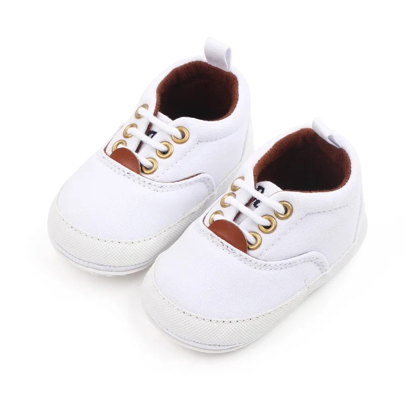 2022 Spring Autumn Solid Baby Sneakers for Boys and Girls Canvas Toddler Casual Shoes supplier