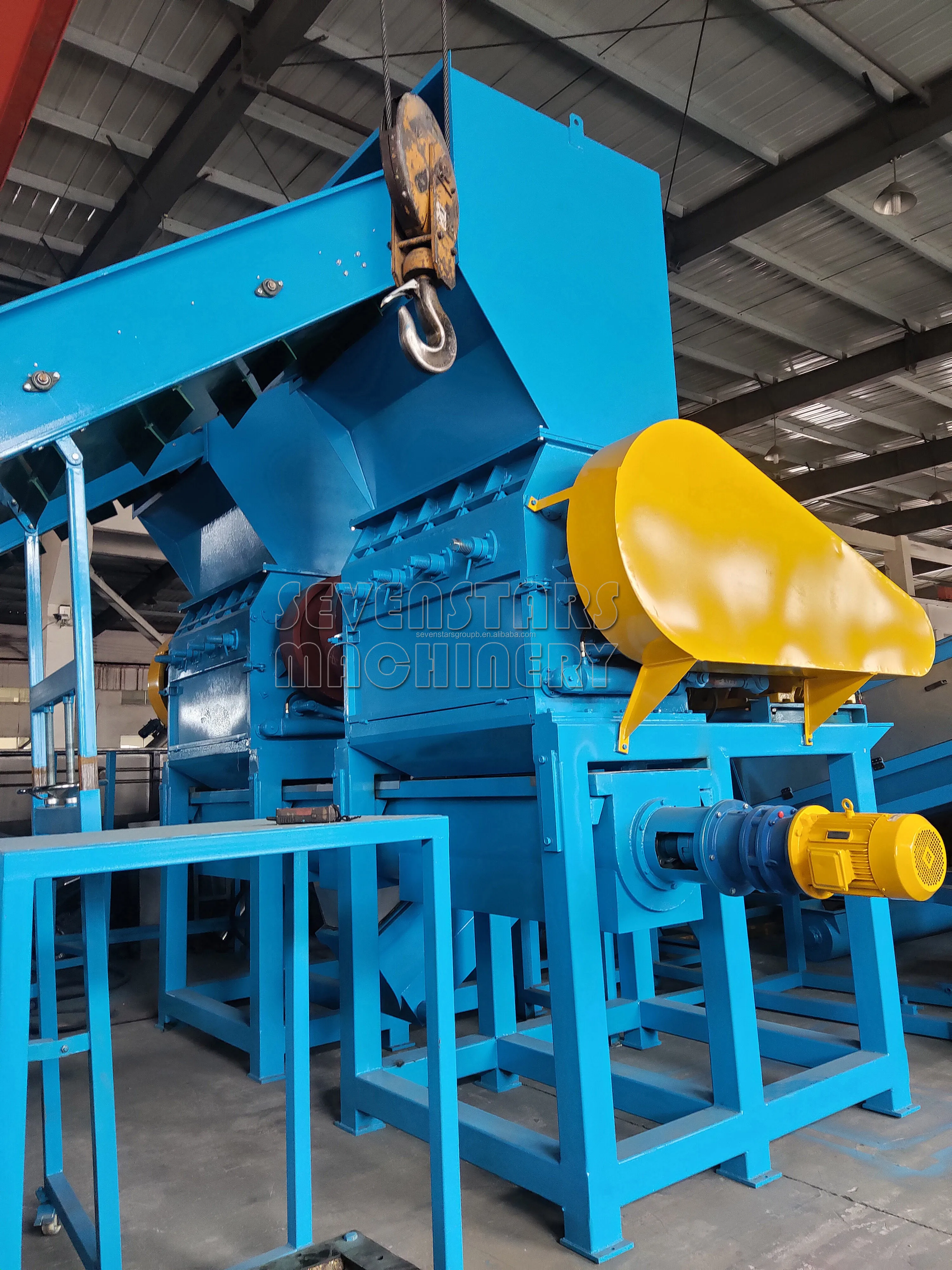 High Capacity Waste PP Container Recycling Machine