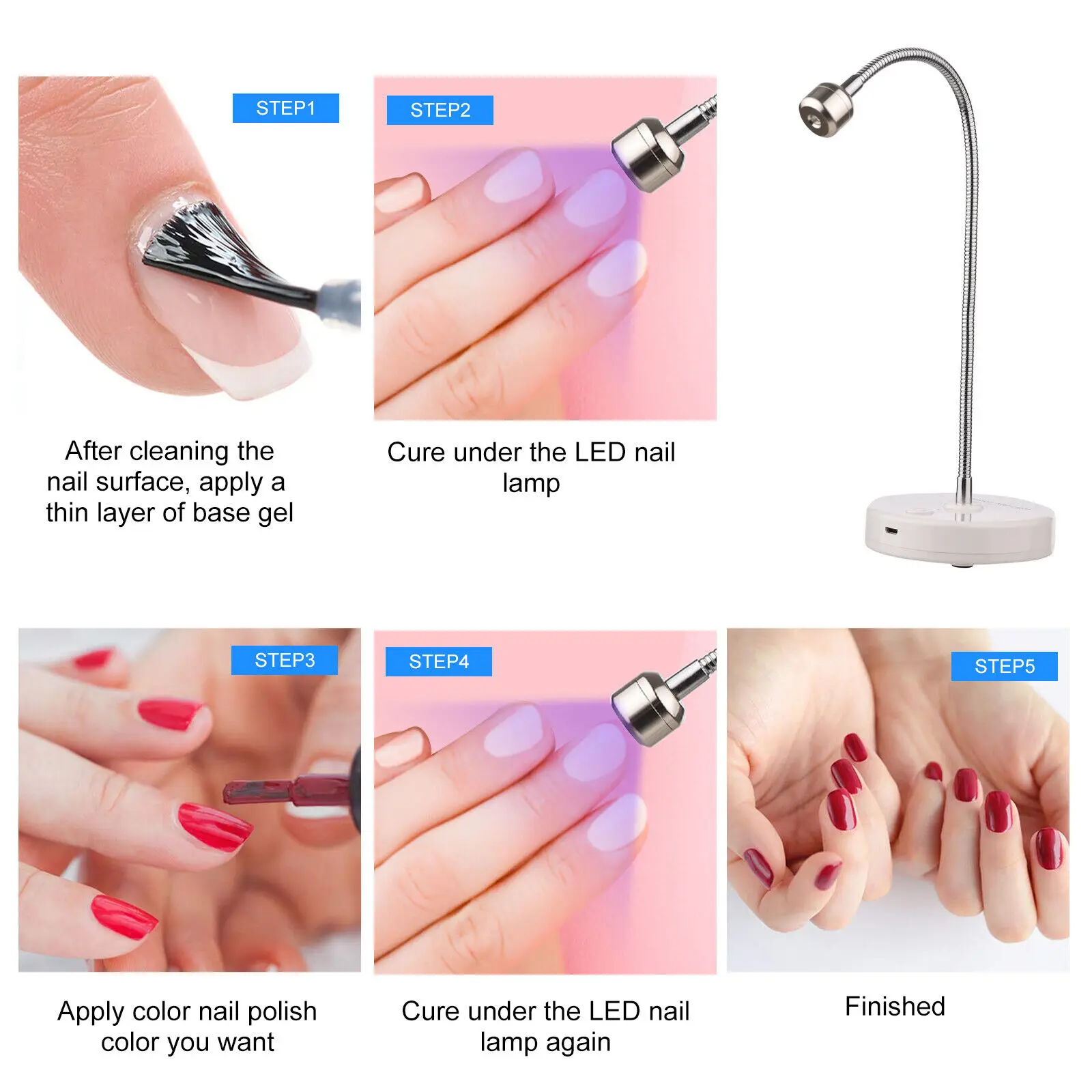 1000mAh Table Flash Cure Touch Lampe Light Cordless Rechargeable Wireless Led UV Desk Nail Lamp for Nails Paint Dryer.jpg