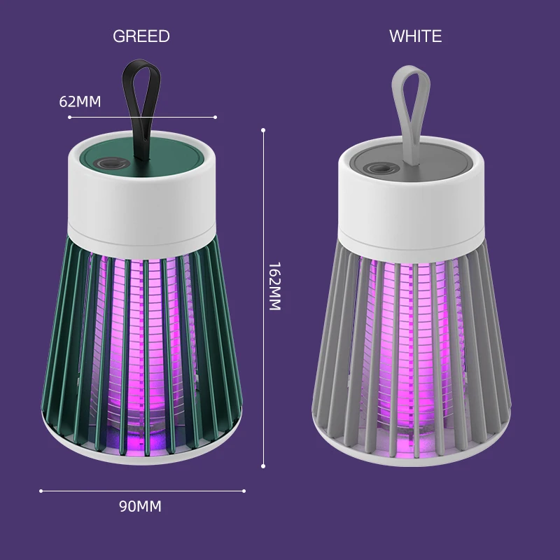 SJZ OEM/ODM Non-toxic High Voltage 1200MAH Indoor/Outdoor Eco-Friendly Electric LED Mosquito Trap Killer Lamp USB Mosquito Lamp manufacture