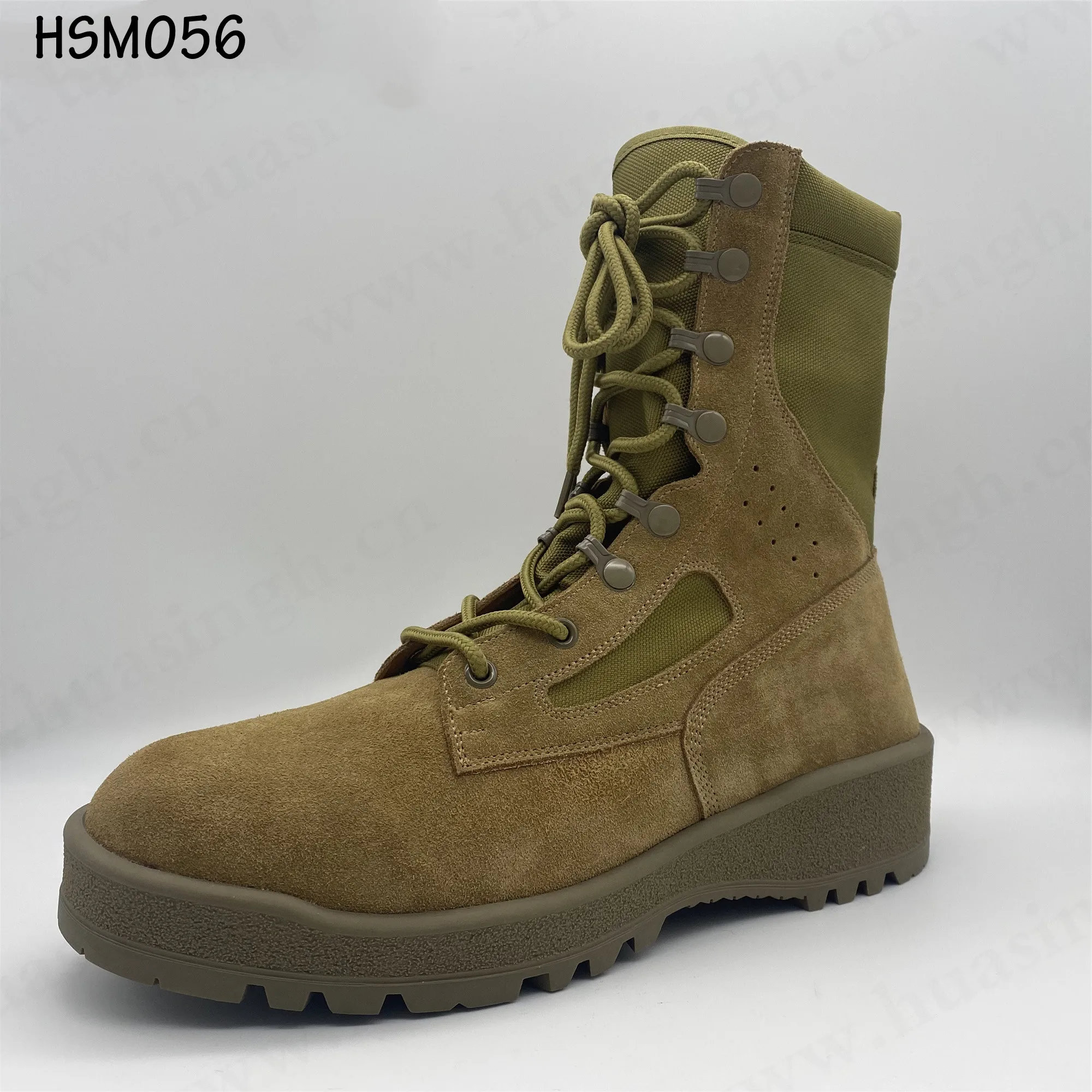 LXG,2023 New Model Launch Coyote Color Belleville military Boots with air Hole Anti-corrosion Rubber Outsole Combat Boots HSM056