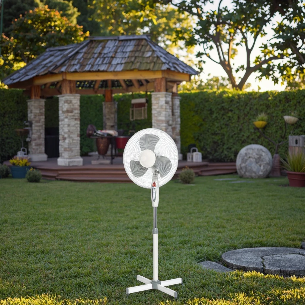 Vertical Ventilation Stand Fan, 16-Inch, Plastic - detail 6