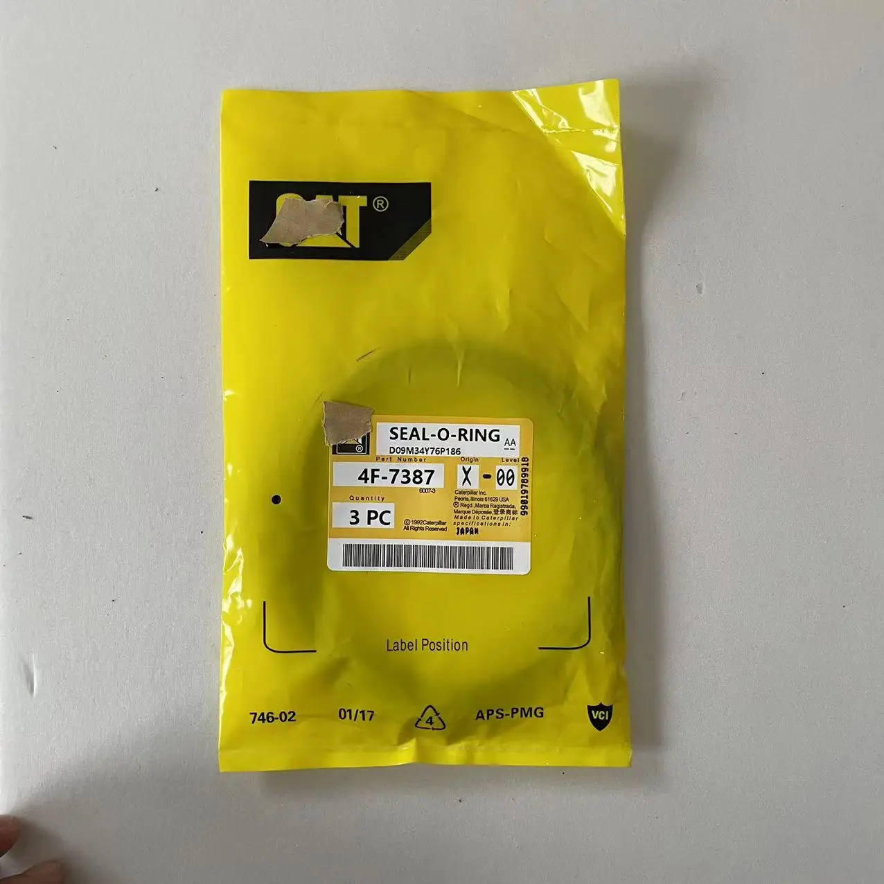 Sealing Ring O-Rings for CATERPILLAR Construction Machinery