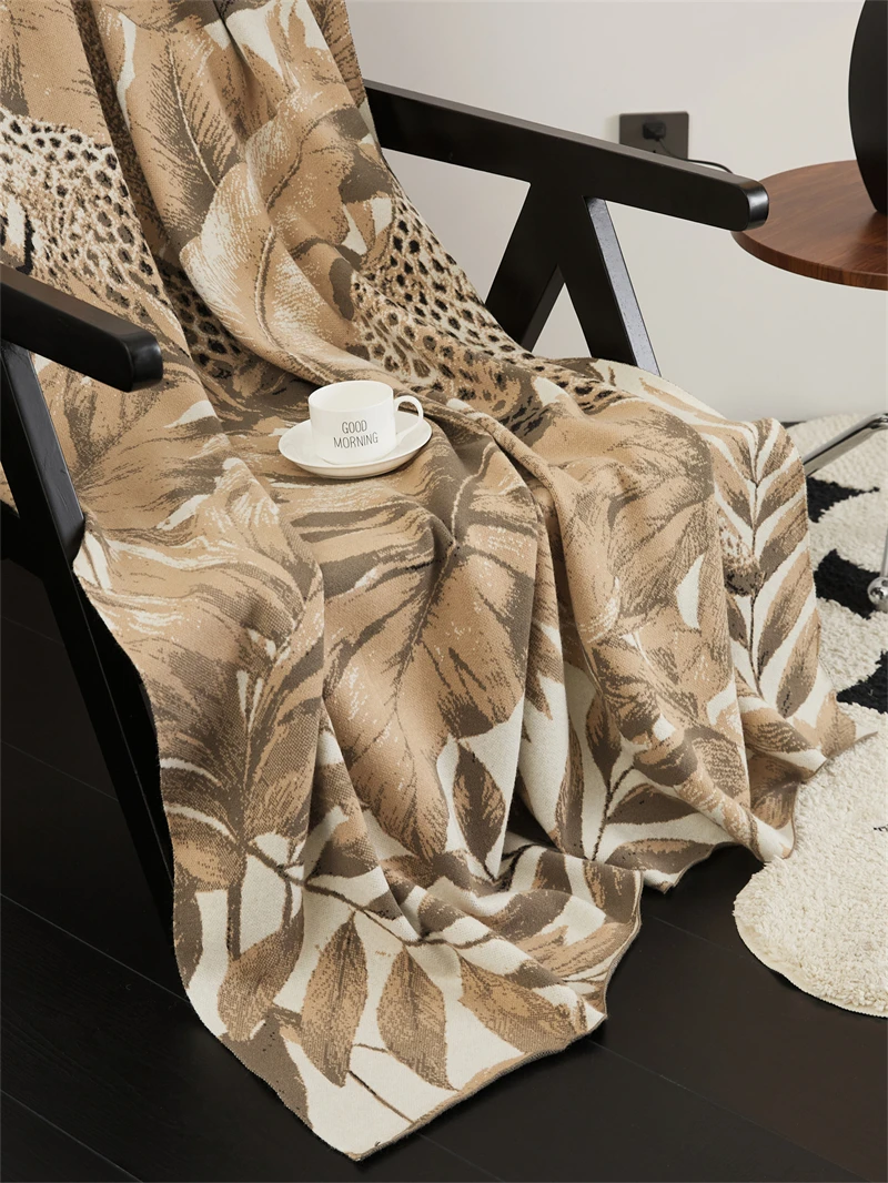 product xn jacquard knitted blanket with luxurious style suitable for home decoration and travel-62