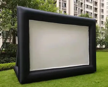 High Quality Outdoor 16ft  Projector Screen Inflatable,Movie Screen Inflatable,Inflatable Led Screen For Rental