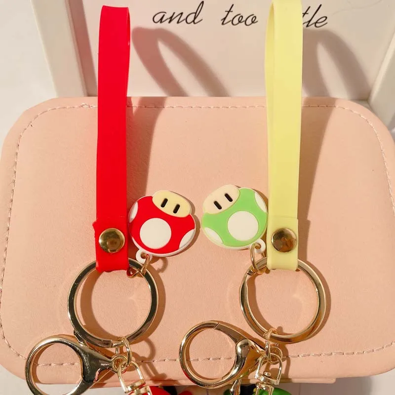 Custom Soft PVC Cartoon Character 3d Doll Toys Purse School Bag Stand Super Game Keychains