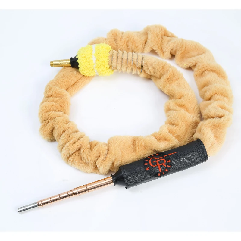 Custom Factory Golden River Beautiful Shesha Cheap 105CM Electronic Portable Hookah