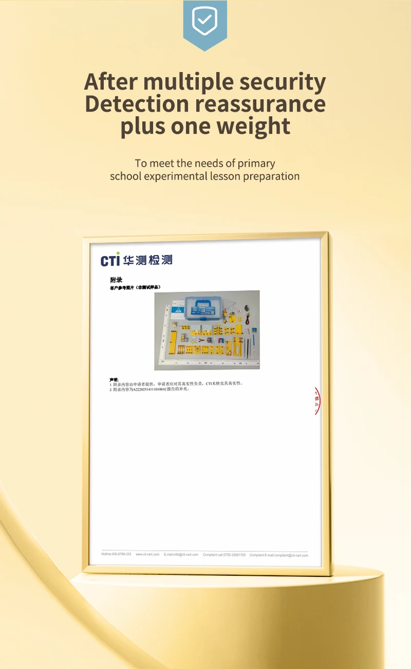 product new promotion primary school physics kits magnetism experiment circuit box set experiment kit-10