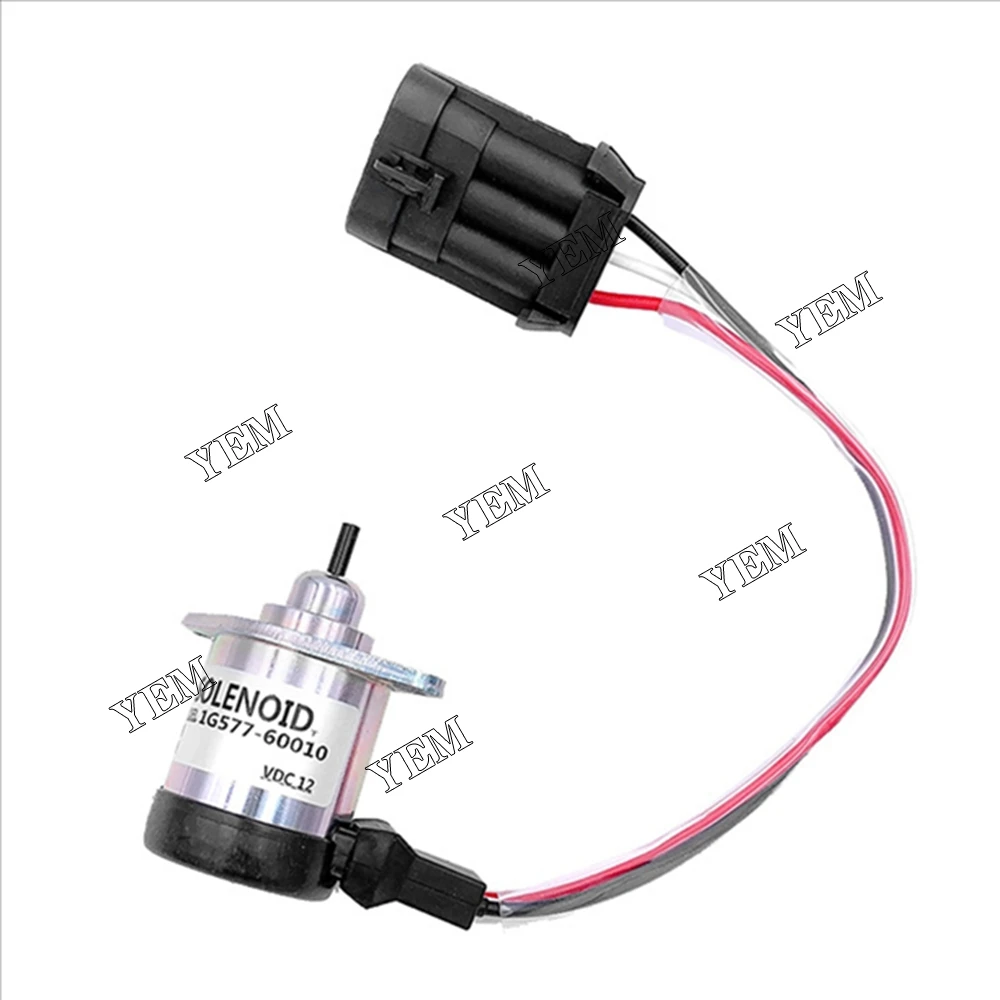 12V Solenoid 1G577-60011 1G577-60012 for Bobcat T250 T300 T320 T750 T770 T870 High Performance Engine Parts