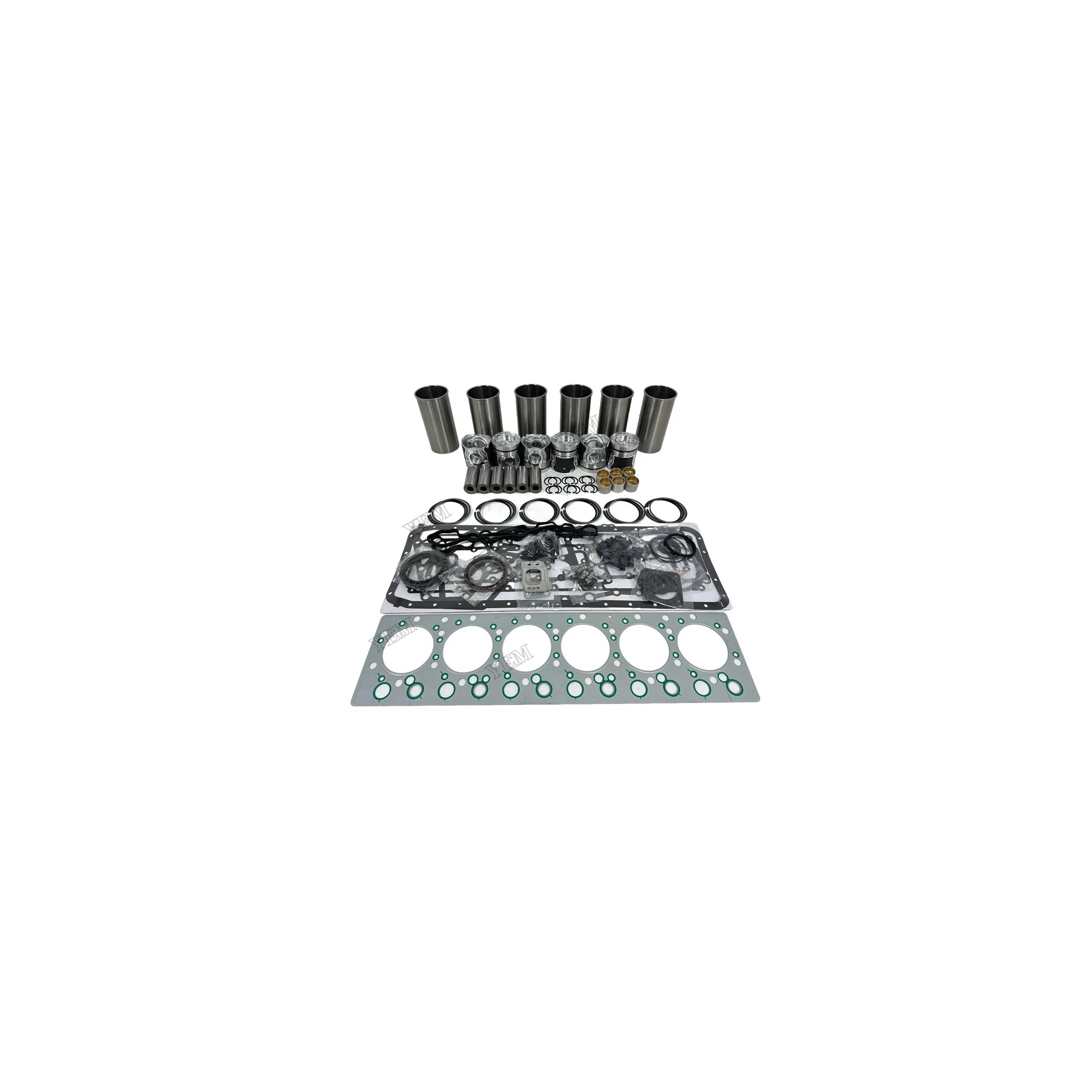 Overhaul Kit With Gasket Set Compatible for Doosan / for Develon DL08 Diesel Engine Spare Parts