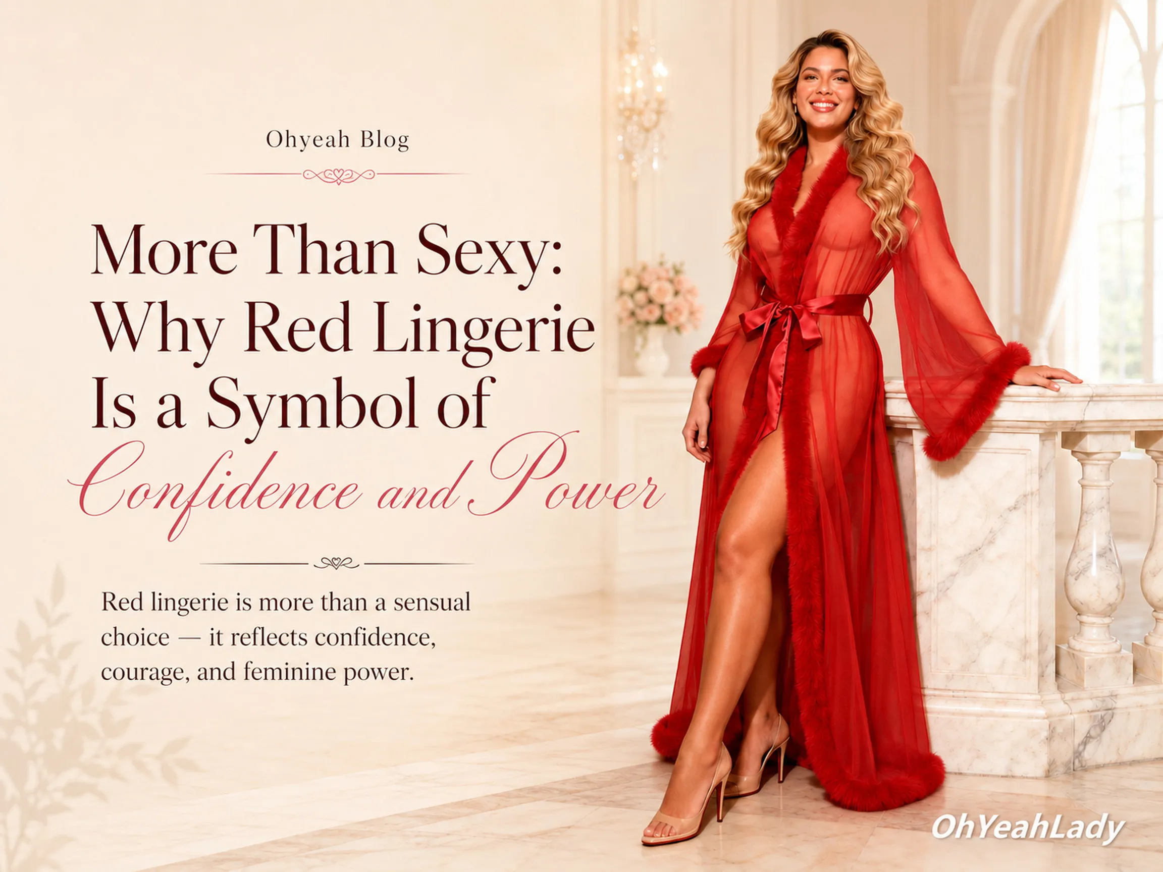 More Than Sexy: Why Red Lingerie Is a Symbol of Confidence and Power