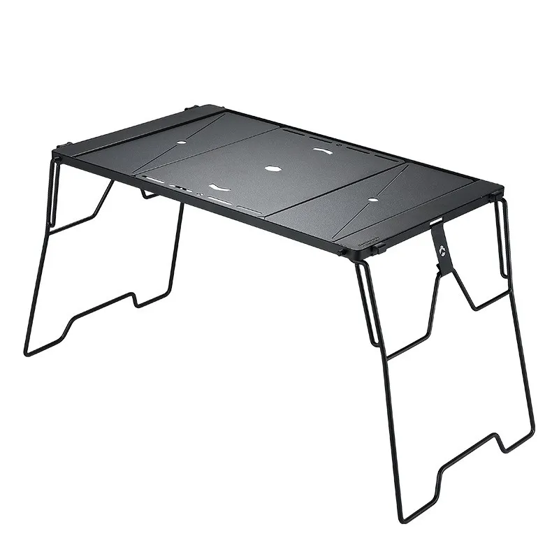 Folding IGT Camping Table Compact Ultralight Table Higher Leg Coffee Korean Japanese Bbq Grill Table