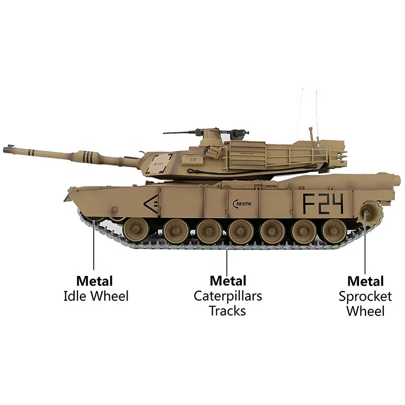 ヘンロン 3918-1 PRO M1A2 エイブラムス メタルトラック BBエアソフト