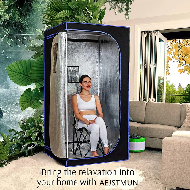 Tenda portátil da sauna do vapor, relaxamento em casa, corpo inteiro,  tamanho grande, África do Sul - AliExpress