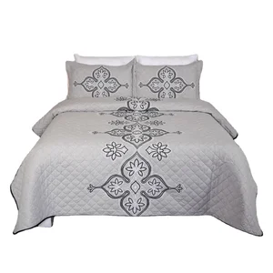 Bedspread Set Factory Direct Quilting Microfiber Bedding Quilts Coverlet for Bedroom Wholesale Quilt Set