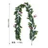 1.8-meter double green dogtail red berry vine