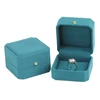 Caja de anillo azul
