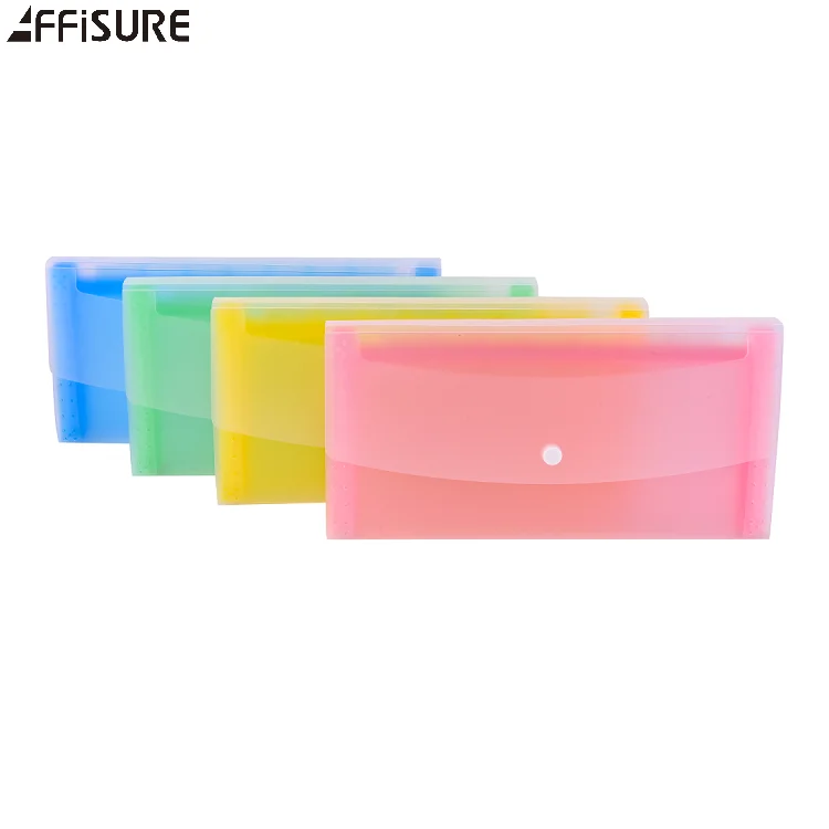 A5 A6 Plastic Coupon Organizer Wallet Mini Expanding File Folder for Cards Coupons Receipt Tax Item