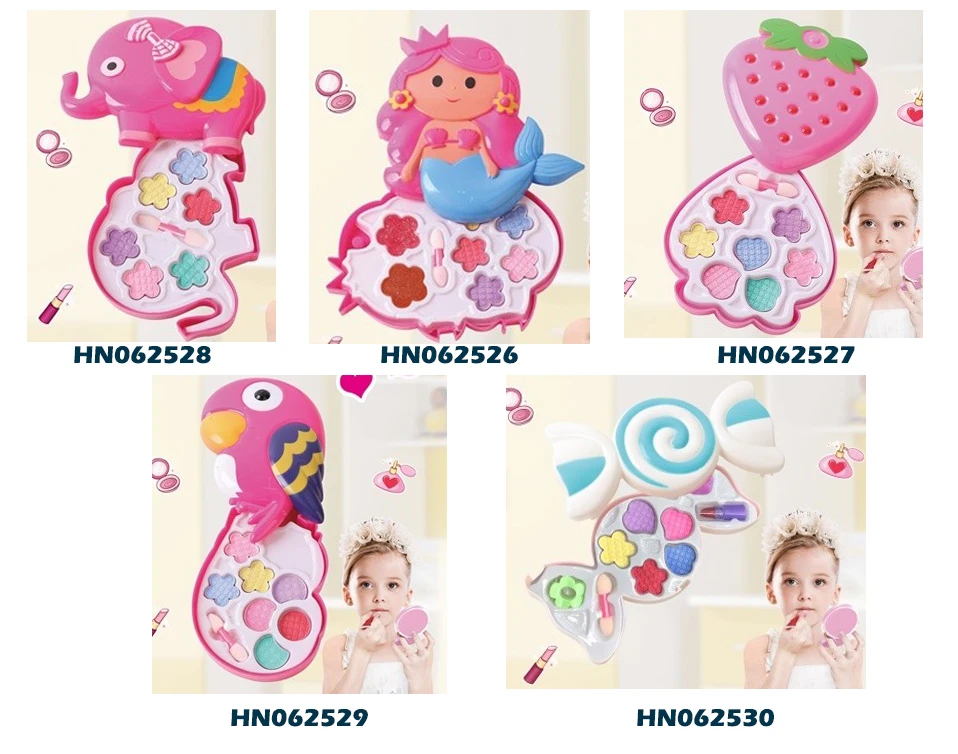 Новые игрушки для ролевых игр, набор косметических подарков для салона красоты, пластиковый набор для макияжа