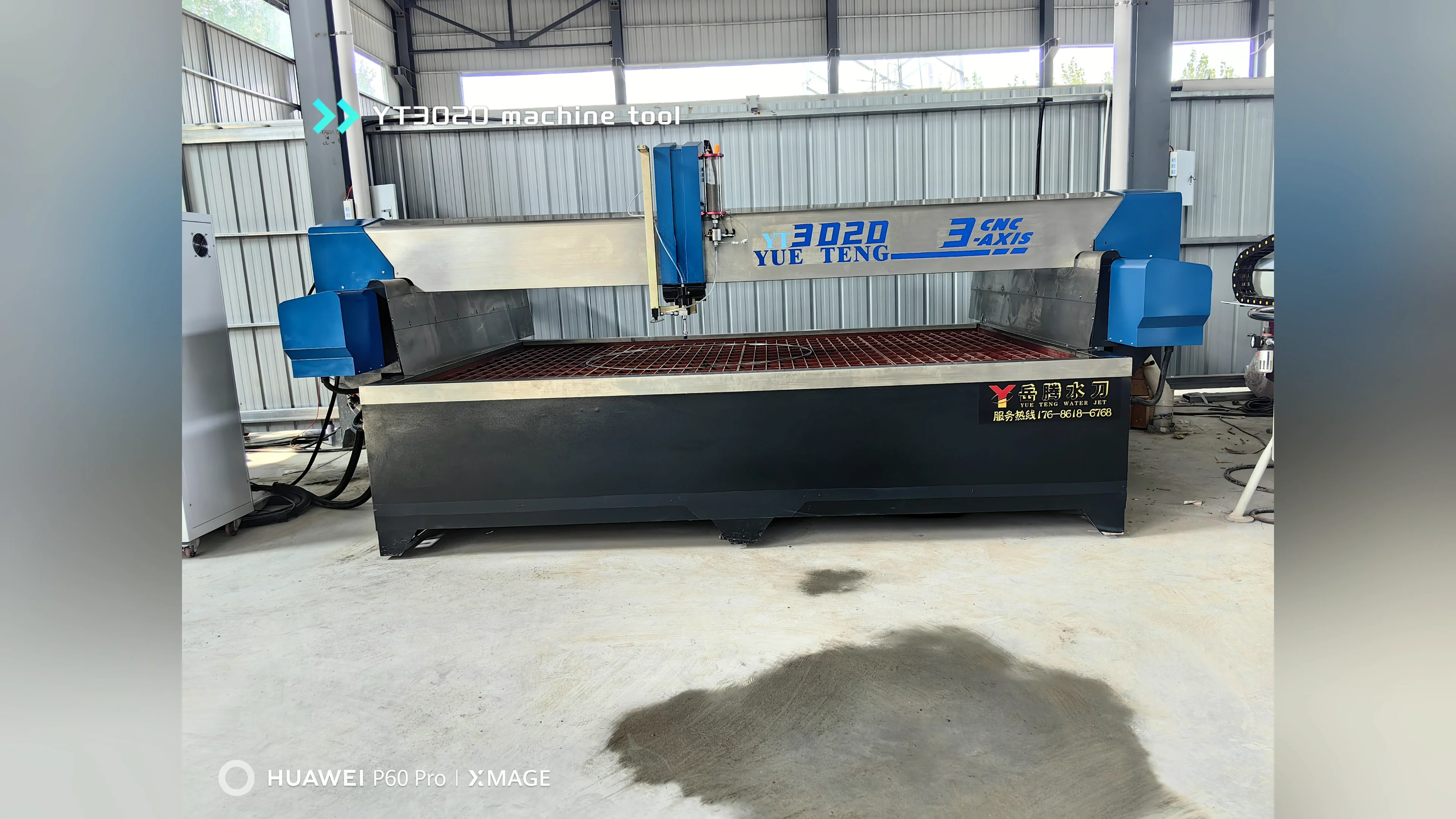 Cnc Waterjet Cutting Machine 3d Potable Tile Water Jet Cutter For Stone