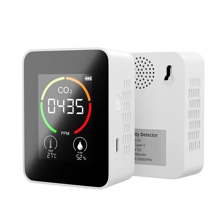 3 En 1 Medidor CO2 Household Indoor Vocht CO2 Meter Real Time Reading Multifunctional Detector De CO2