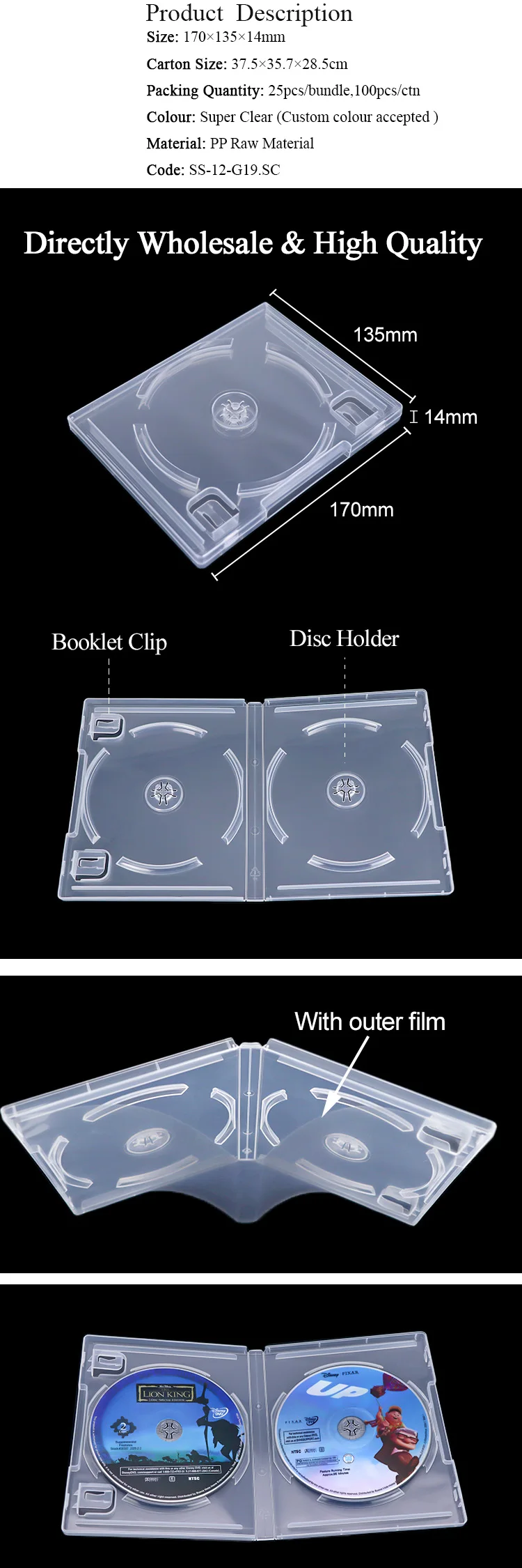 Plastic Packing Clear 14mm Double Cd Dvd Box Game Container For Xbox 360 Ps4 Game Case Buy Ps4 Game Case Dvd Case 14mm Xbox 360 Game Case Product On Alibaba Com