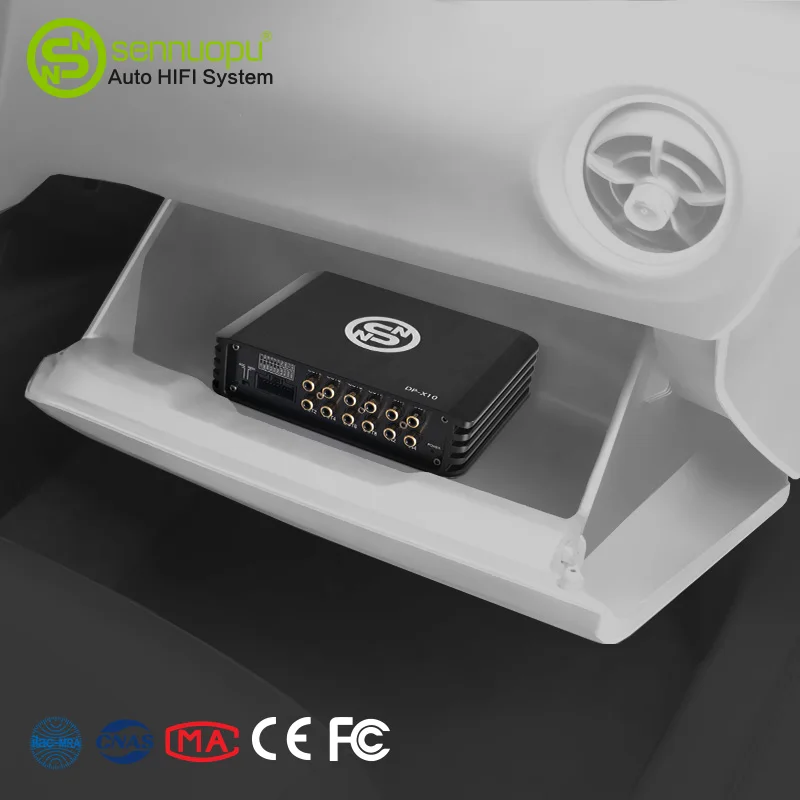 Sennuopu Car Audio DSP Processor Amplifier - 4 Channels