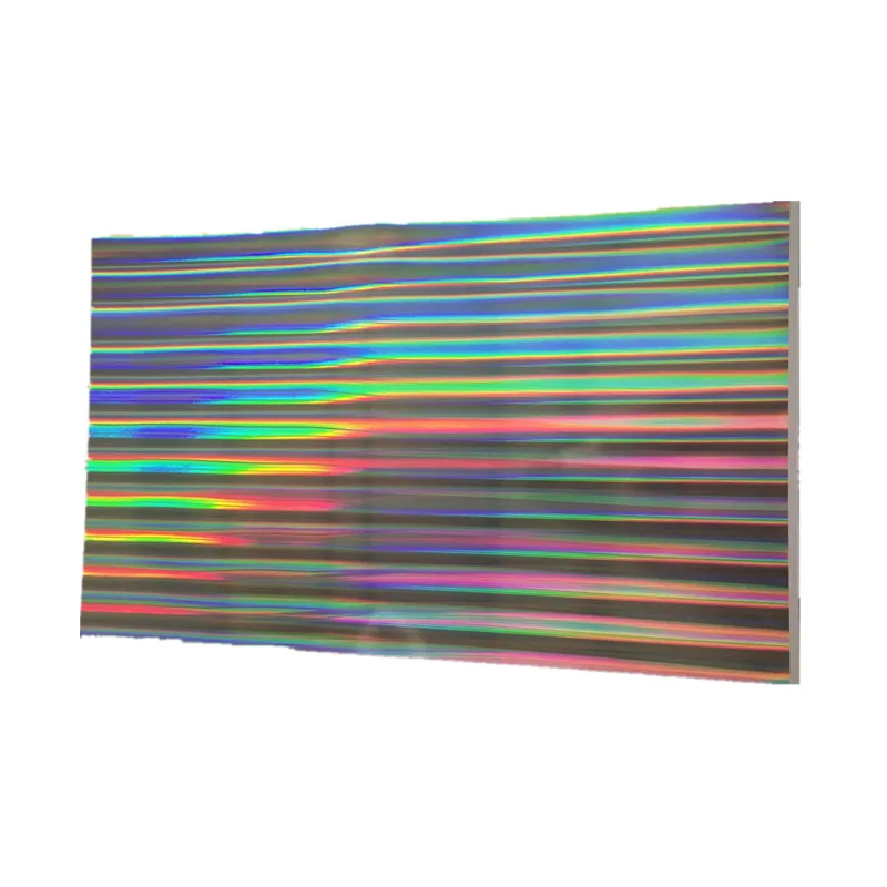 Holographic Stripes Wrapping Paper