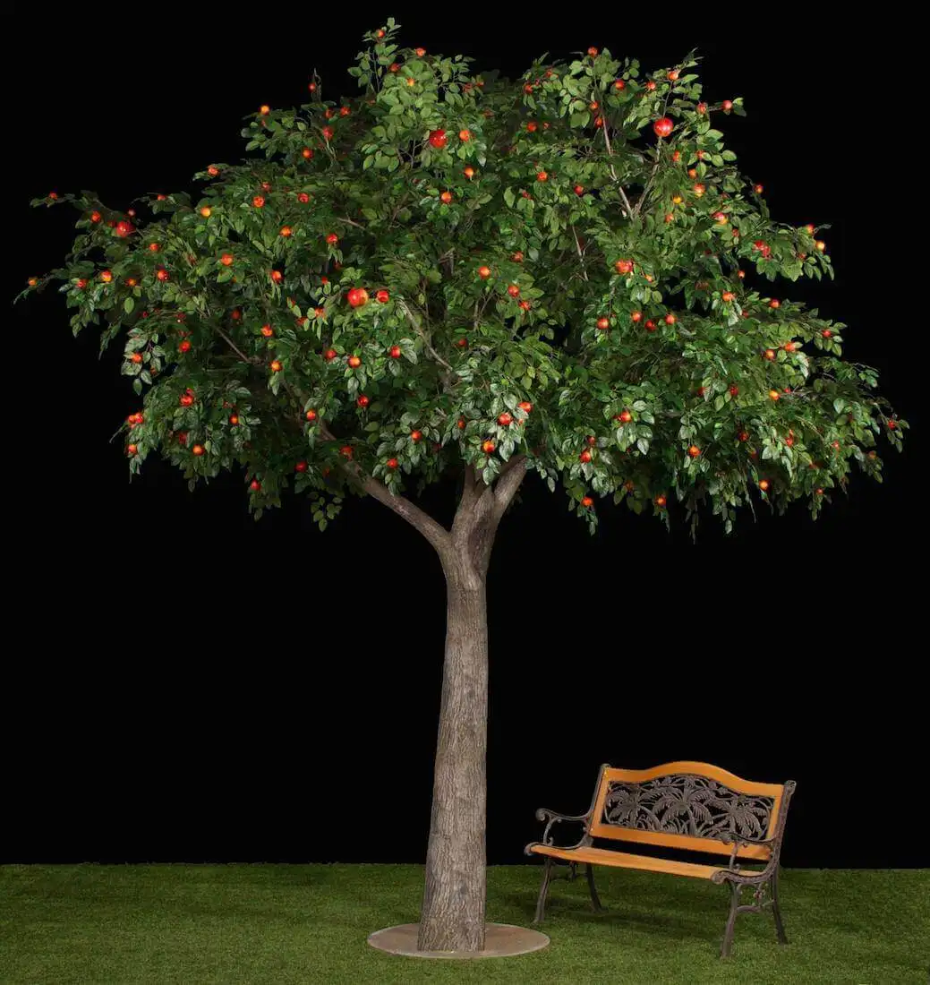 High Quality Decorative Artificial Green apple Tree Artificial Fruit Tree Long Life Use Wholesales Price